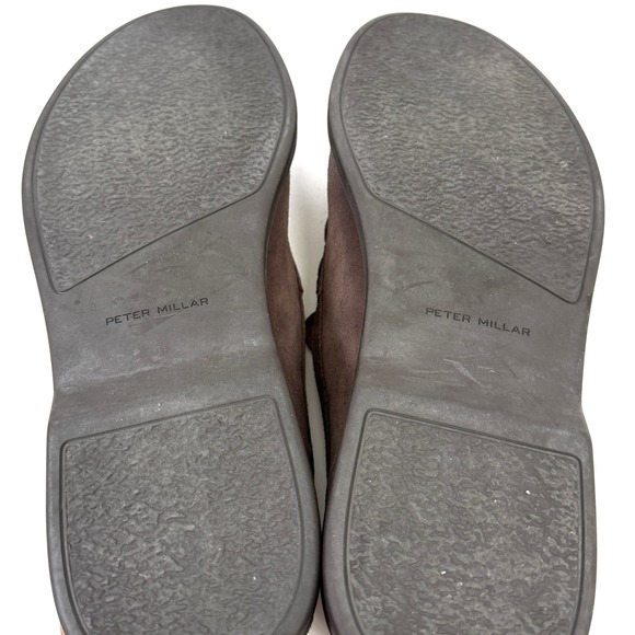 Peter Millar Size 13M Brown Suede Venetian Loafers Driving‎ Moccasin Shoes - Picture 6 of 6